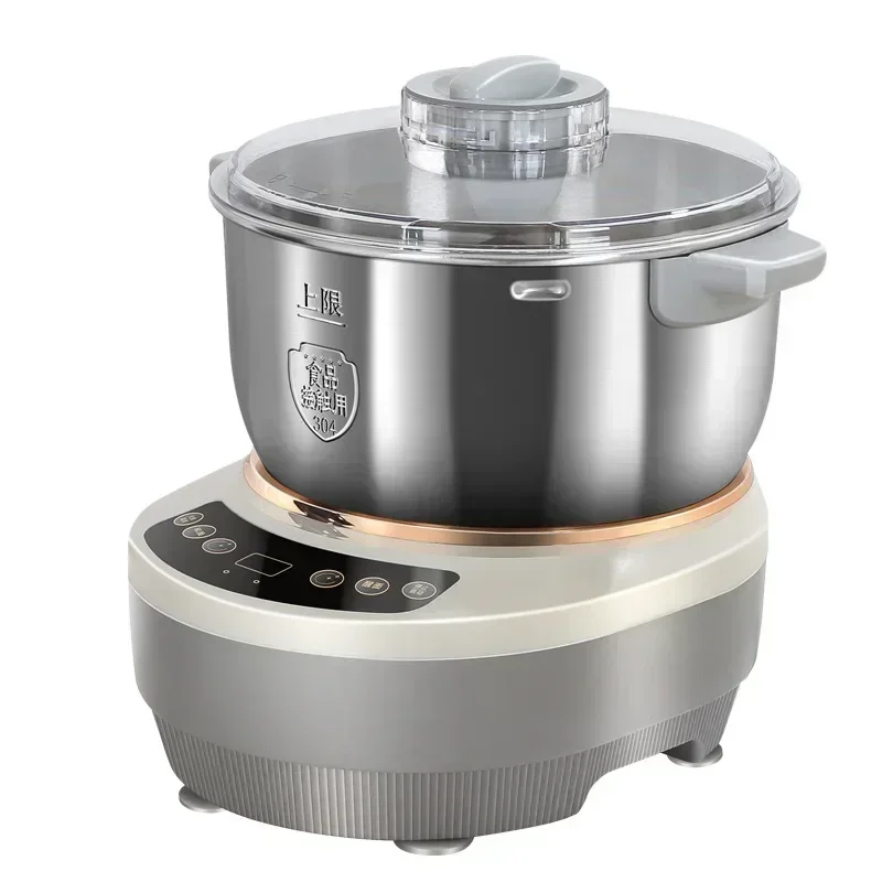Household electric dough mixer kneading machine automatic flour fermentation stainless steel food mixer 3