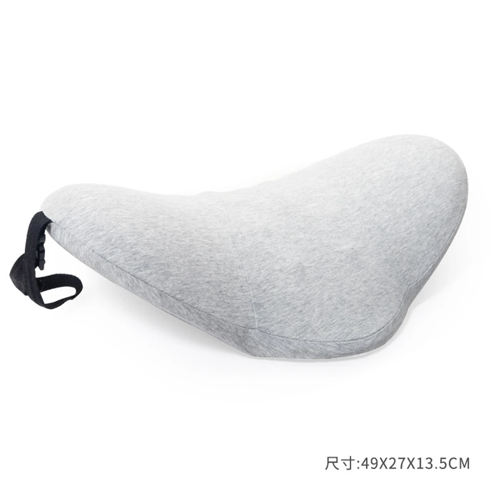 Memory Foam Lumbar Support Pillow Pregnant Waist Pad Car Seat Waist Cushion Protect Spine Vertebral Back Cushion Sleeping Pillow 