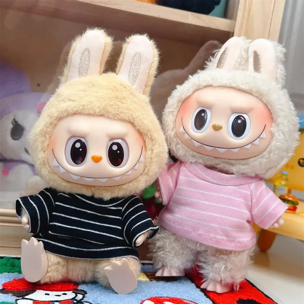 Labubu Baby Clothes Plush Figure with Versatile T-Shirt Top