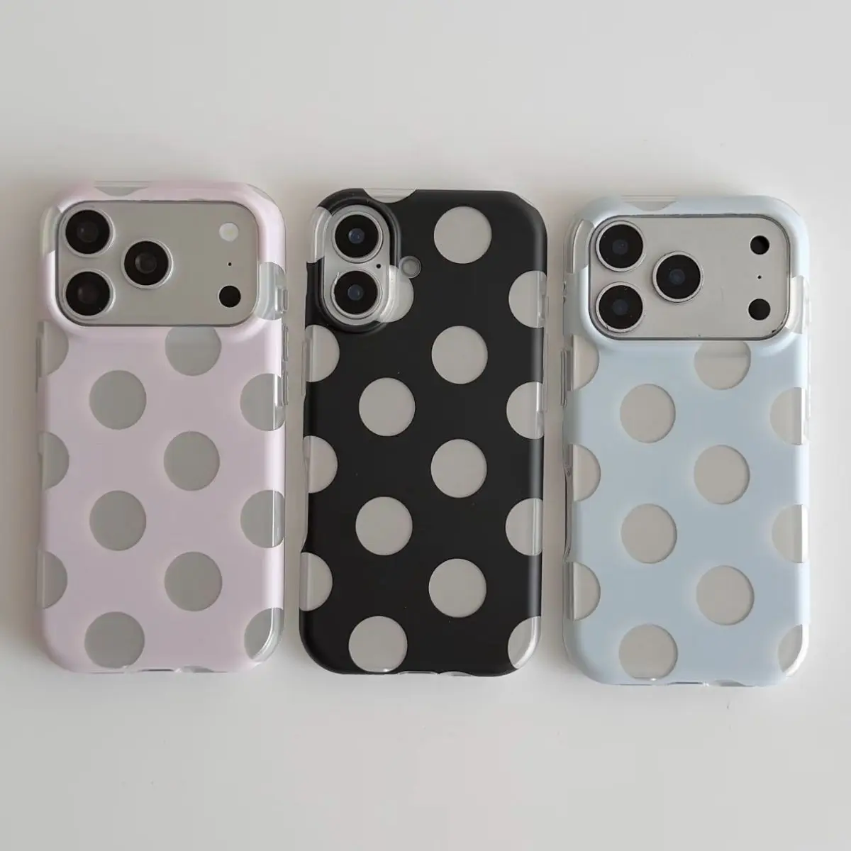 Summer Polka Dot Elements Phone Case For iPhone 17 Pro Max Air X XR XS Max 7 8 Plus 16 15 14 13 12 11 Trend Soft Back Cover Y2K 2