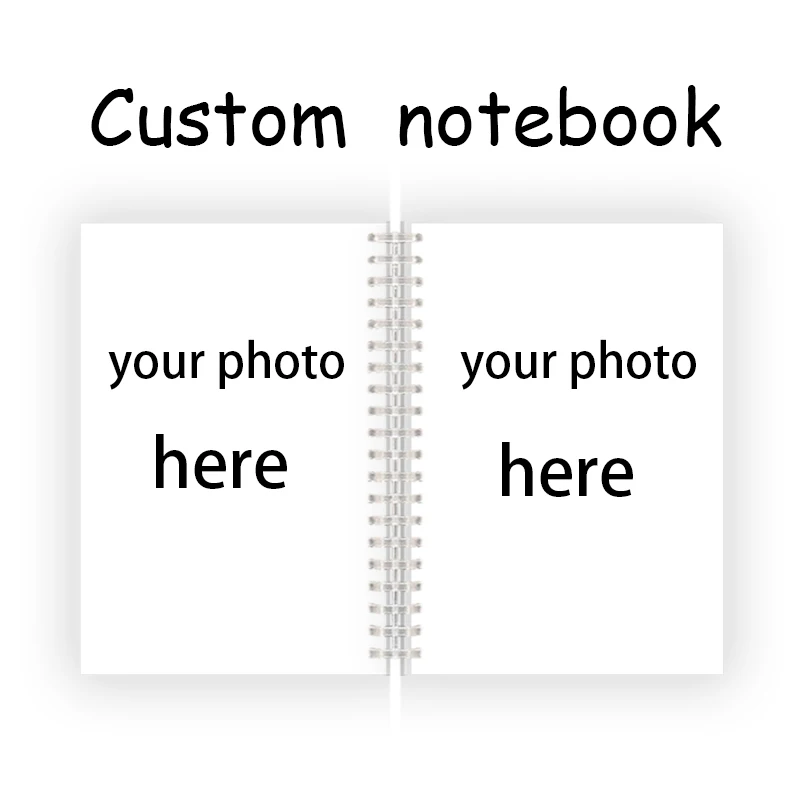 Custom Photo 3D Printing A5 Spiral Notebook DIY Picture Customize Note Book Personalized Cover Customizing Image Writing Books 4 S06d5919799a7450d8c2cf1759c0a60c7I