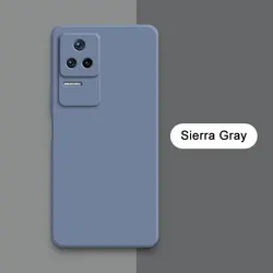Custodia per telefono in silicone liquido morbido a forma di quadrato con protezione per fotocamera carina