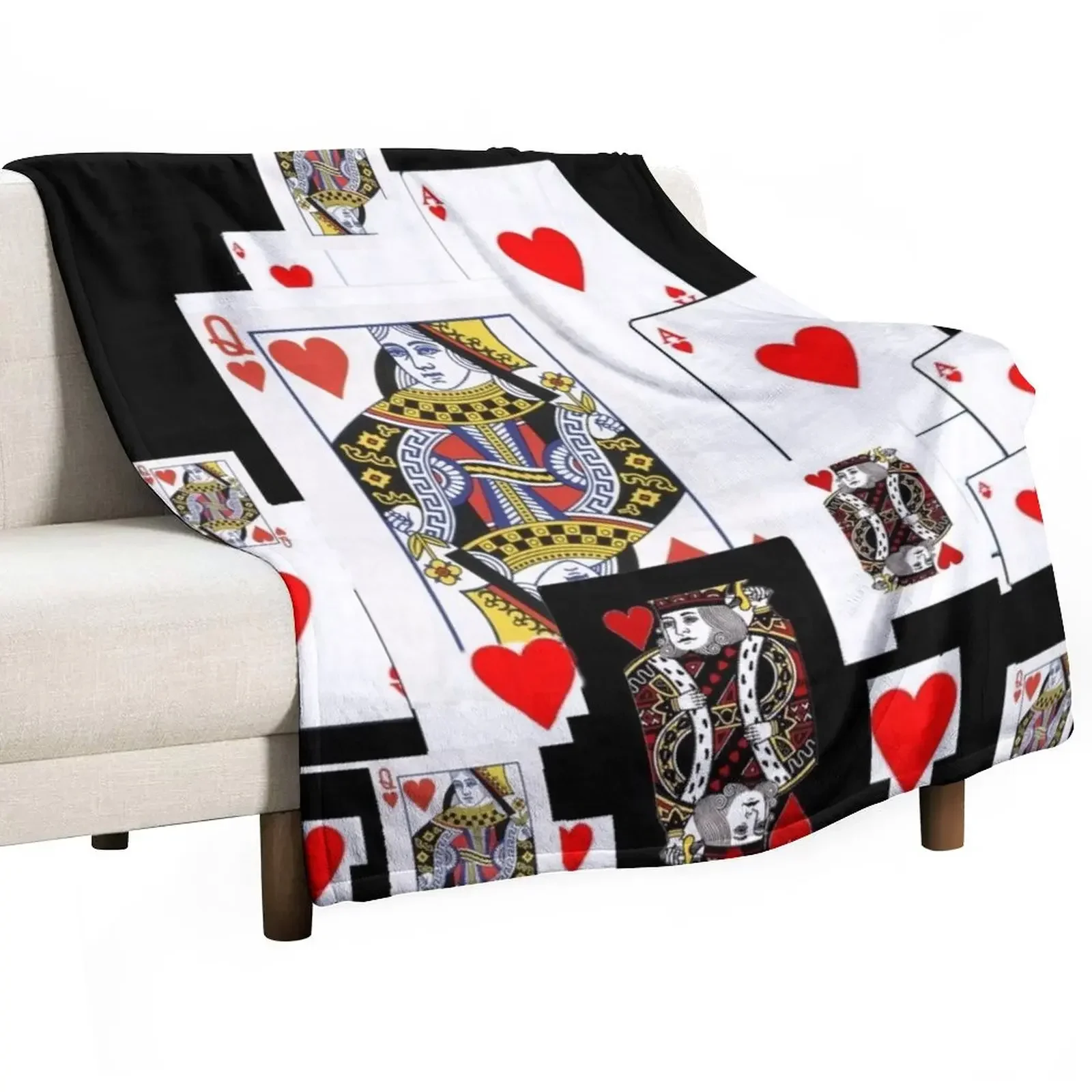 

ROYAL COURT PLAYING CARDS Throw Blanket Blankets For Bed Decorative Throw fluffy For Baby Blankets
