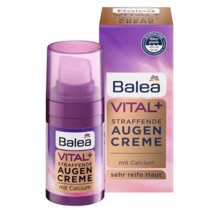 Germany Balea Vital+ Intensive Effective Eye Serum Mature Skin Vitamin E Tighten Nourishing Anti Wrinkle Aging Skin Care van der graaf generator vital 2 cd