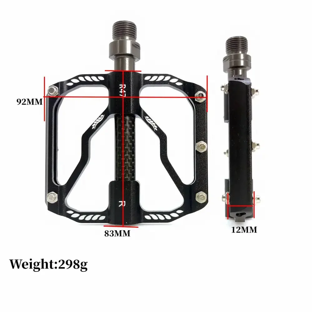 Taozik CNC 3 Sealed Bearings Ultra Light Aluminum Alloy Bicycle Pedals Mountain Bike Road Bike Universal Bicycle Accessories