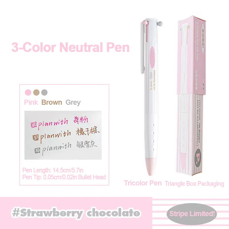 1 قطعة ثلاثي الألوان وحدة القلم القلم الإبداع الطا...