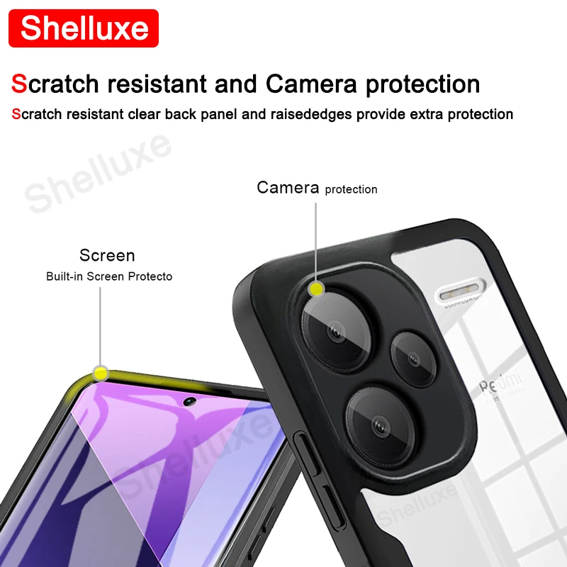 Transparent 360° Full Body Silicone Protector Case - Premium Double-Sided Cover