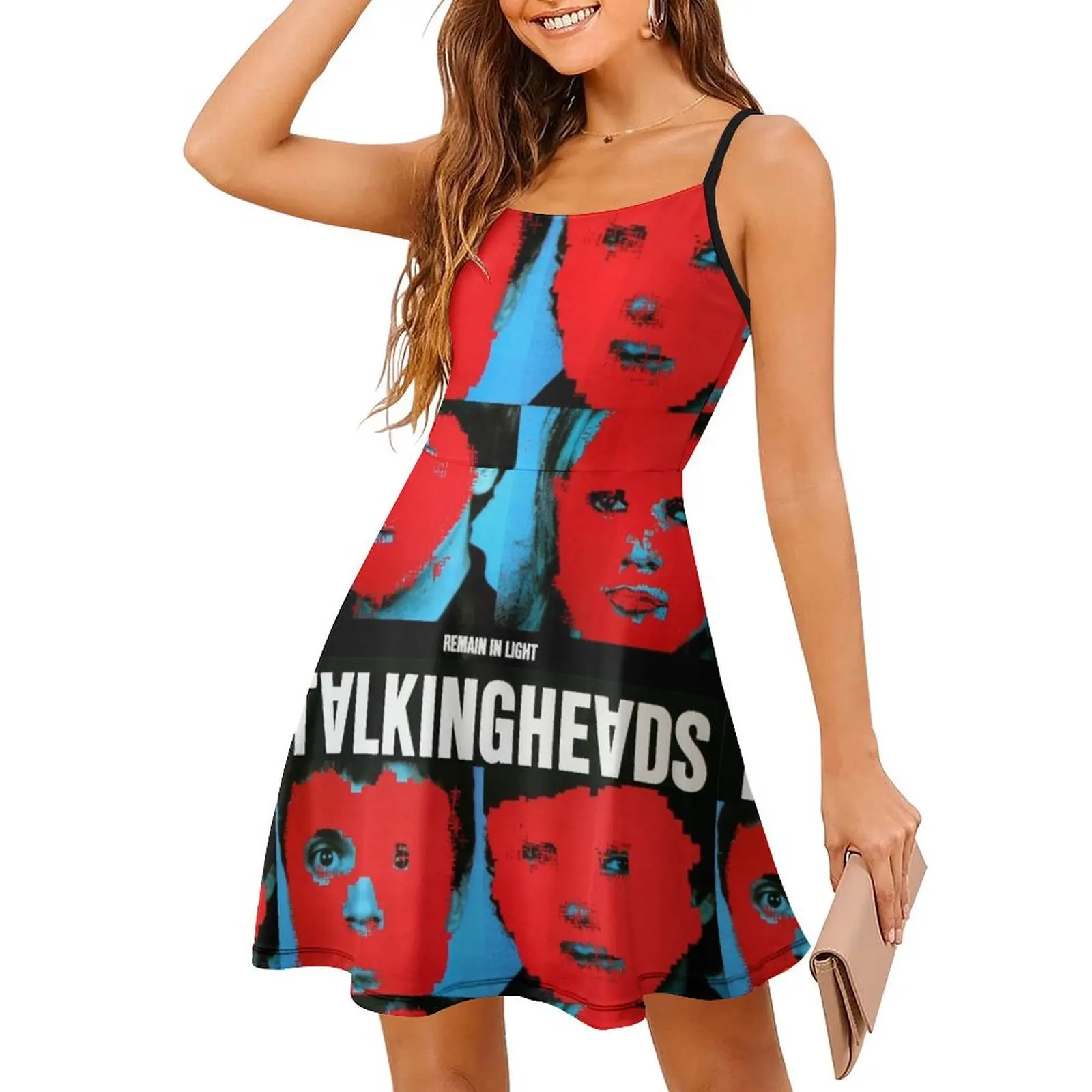 

Remain in Talking heads Sling Dress Woman dresses Female dress