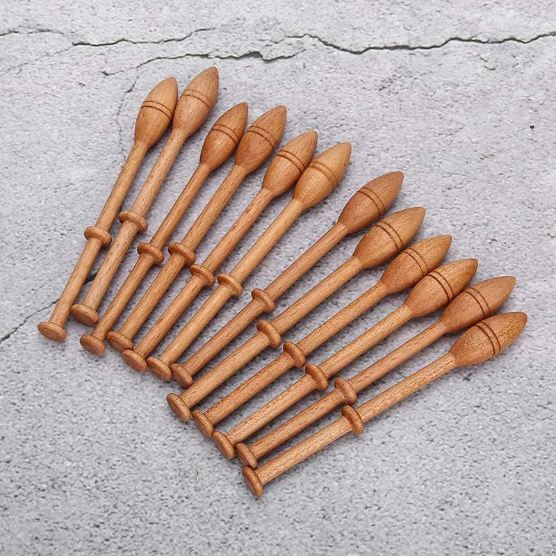 Sewing Tools Craft Supplies Craft Weeding Tools DIY Knitting Kit 12Pcs Bobbin Lace Kit Craft Knitting Needle Weaving Tool Wooden Craft Turned Wood Weaving Tools for Lace Making