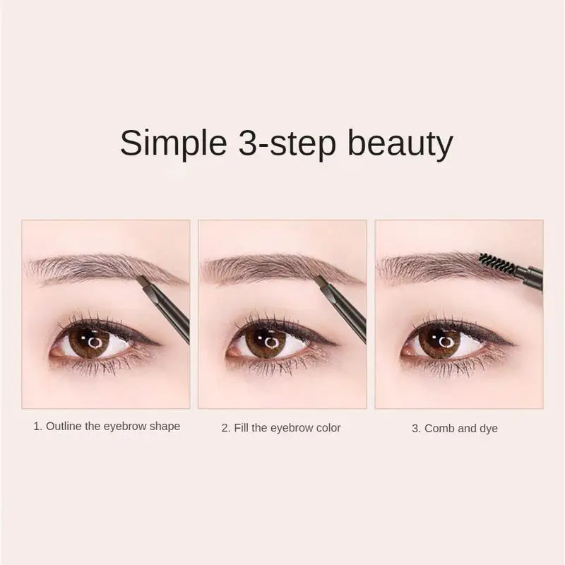 7 PCS Korean Makeup Set - Blush Concealer Eyebrow Pencil Eyeliner Mascara Lip Gloss Eyelash Curler