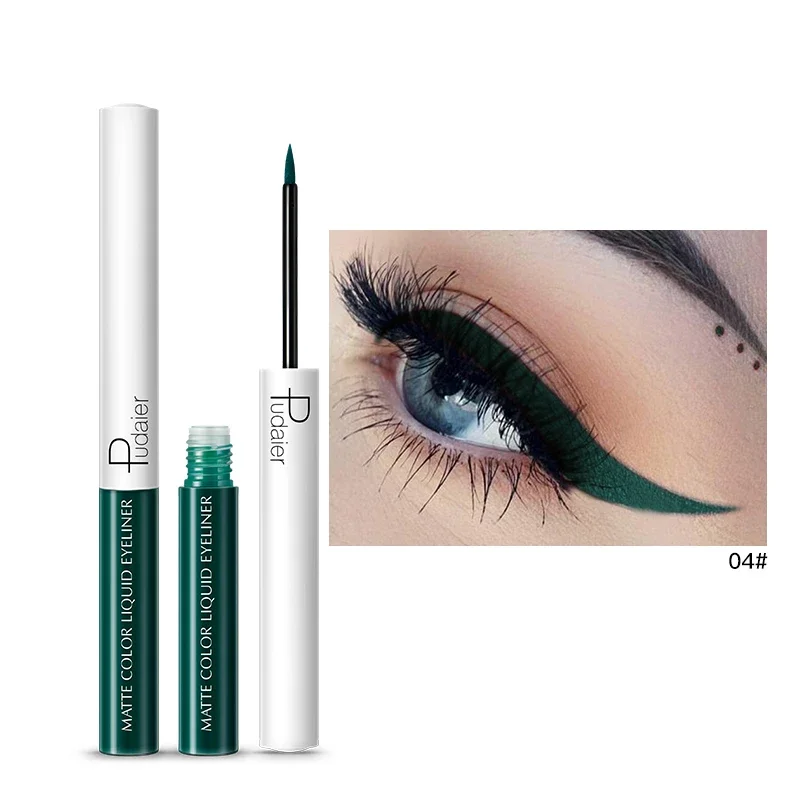 15 Color Long Lasting Liquid Eyeliner Makeup Waterproof  Fast Dry Liquid Eyeliner Matte Multicolor Eye Liner