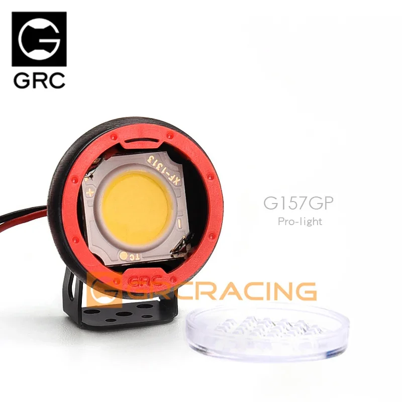 LED Spotlight 22mm Round Dome Intensive for Axial SCX10 90046 JK RR10 #G157GP/GS