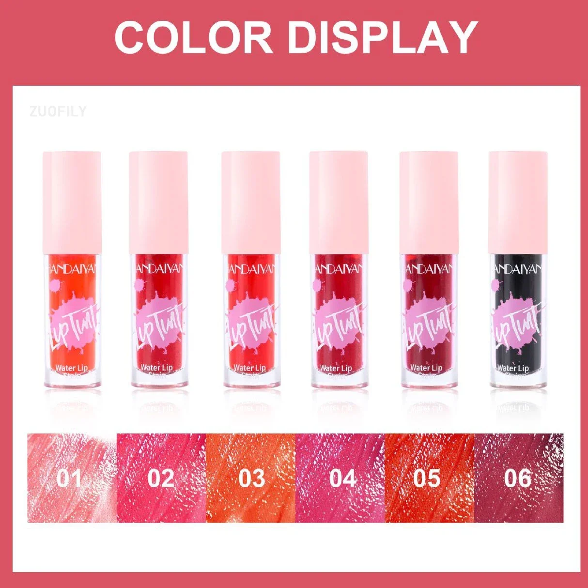 Fruchtsaft-Lippenstift, flüssiger Lippenstift und Rouge in einem, wasserfest, langanhaltend, für Lippen und Wangen, 1 Stück_voghion.com