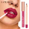 HANDAIYAN Lip Liner Lipgloss Set Matte Liquid Lipstick Long-Lasting Non-Stick Cup Not Fade Waterproof Nude Cosmetics 2