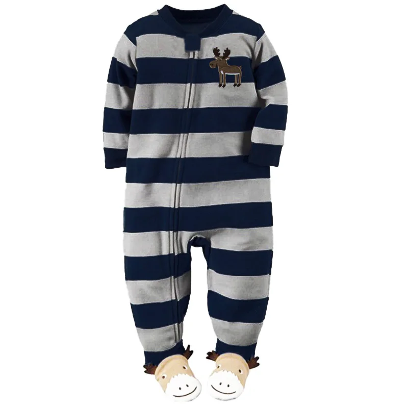 Children's pajamas boys' and girls' one-piece clothes and home clothes Pure velvet is soft kids pajamas