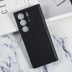 Premium Black Soft Silicone Phone Case - Durable TPU Protective Cover, 6.8 Inch for ZTE Axon 40 Ultra (Black)