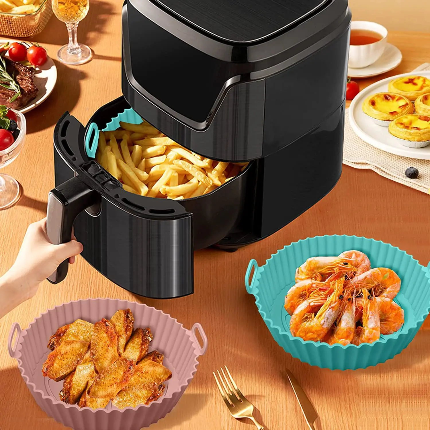 https://ae01.alicdn.com/kf/S06d6a7dc906d4173b80ece0945f4f880t/Air-Fryer-Silicone-Pan-Air-Fryer-Oven-Pizza-Fried-Chicken-Air-Fryer-Accessories-Disc-Reusable-Replacement.jpg