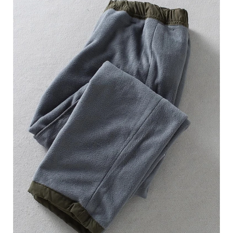 6XL Winter Cotton Padded Pants Men Plus Size Multi Pocket Work Cargo Pants Outdoor Windproof Warm Waterproof Soft Shell Trousers hiking pants