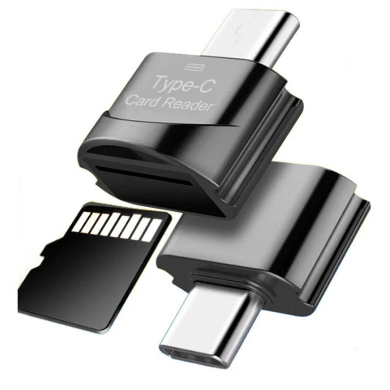 휴대용 USB 3.1 C타입 카드 리더, USB-C TF 마이크로 SD OTG 어댑터, 삼성 맥북 화웨이 LeTV용 C타입 메모리 카드 리더