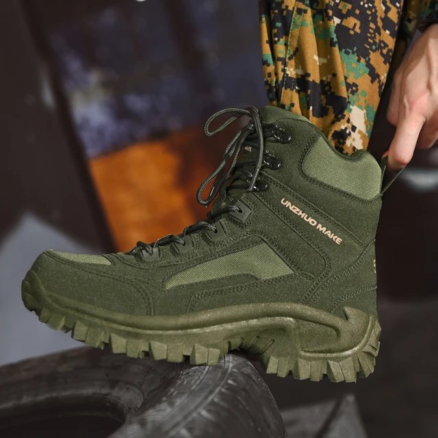 Botas militares de fuerzas especiales para hombre, zapatos de combate para el desierto, caza al aire libre, senderismo, Camping, botas tácticas de trabajo, nuevas - Imagen 6