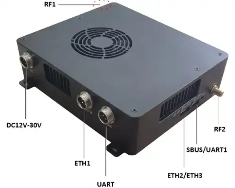 S06d71787474840bbbb192d556db7209cF Light Weight Drone Wireless Ground-end or Sky-end Video and Data Transmitter and Receiver with Strong Anti-interference Ability