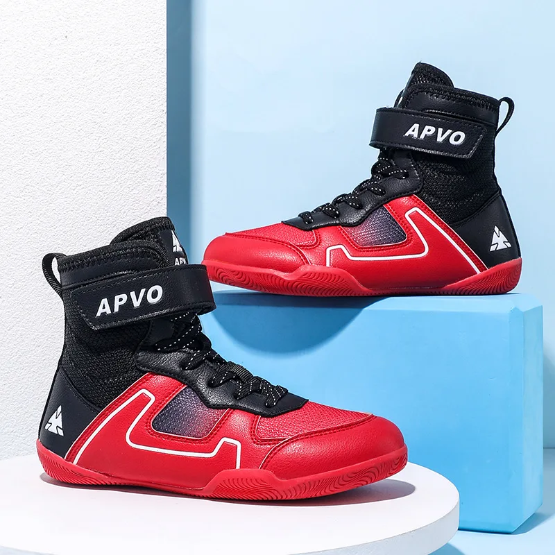 Children's Wrestling Shoes Free Fighting Shoes Martial Arts Training Boxing Boys and Girls Youth Taekwondo Fighting boots