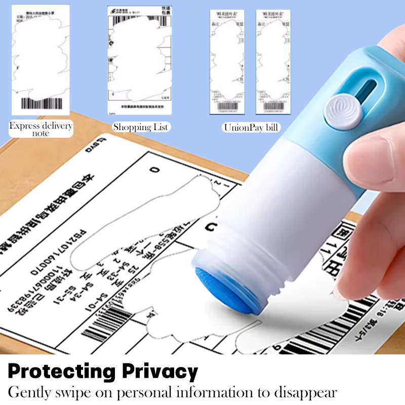 Thermal Paper Correction Fluid Address Blocker Eraser