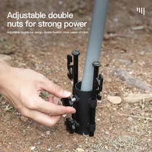 

Outdoor canopy pole holder awning large aperture fixed pipe fishing umbrella windproof steel adjustable fixed pipe