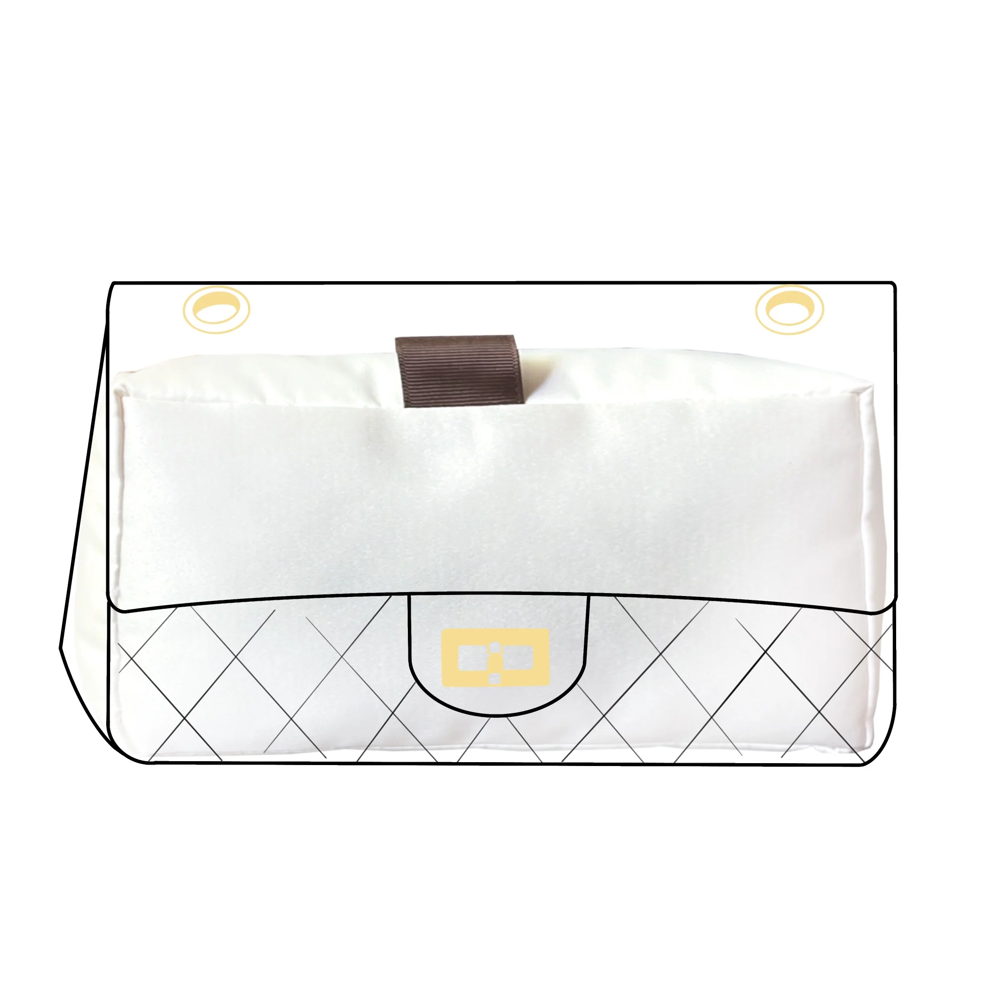 Fits For H Lindy Bag Purse Storage Pillow Luxury Bag Base Shaper Pillow  Stuffer for Women Handbag Shaper Organizer Insert Fits