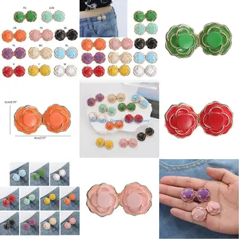 573B Jeans Buttons Adjustable Jeans Buttons Make Trousers Tighter for Denims Dresses