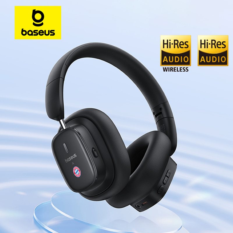 Baseus Bowie H1i Wireless Headphones Bluetooth 5.3 Active Noise Cancellation Over Ear Headset Hi-Res LHDC Earphone 100H Playtime