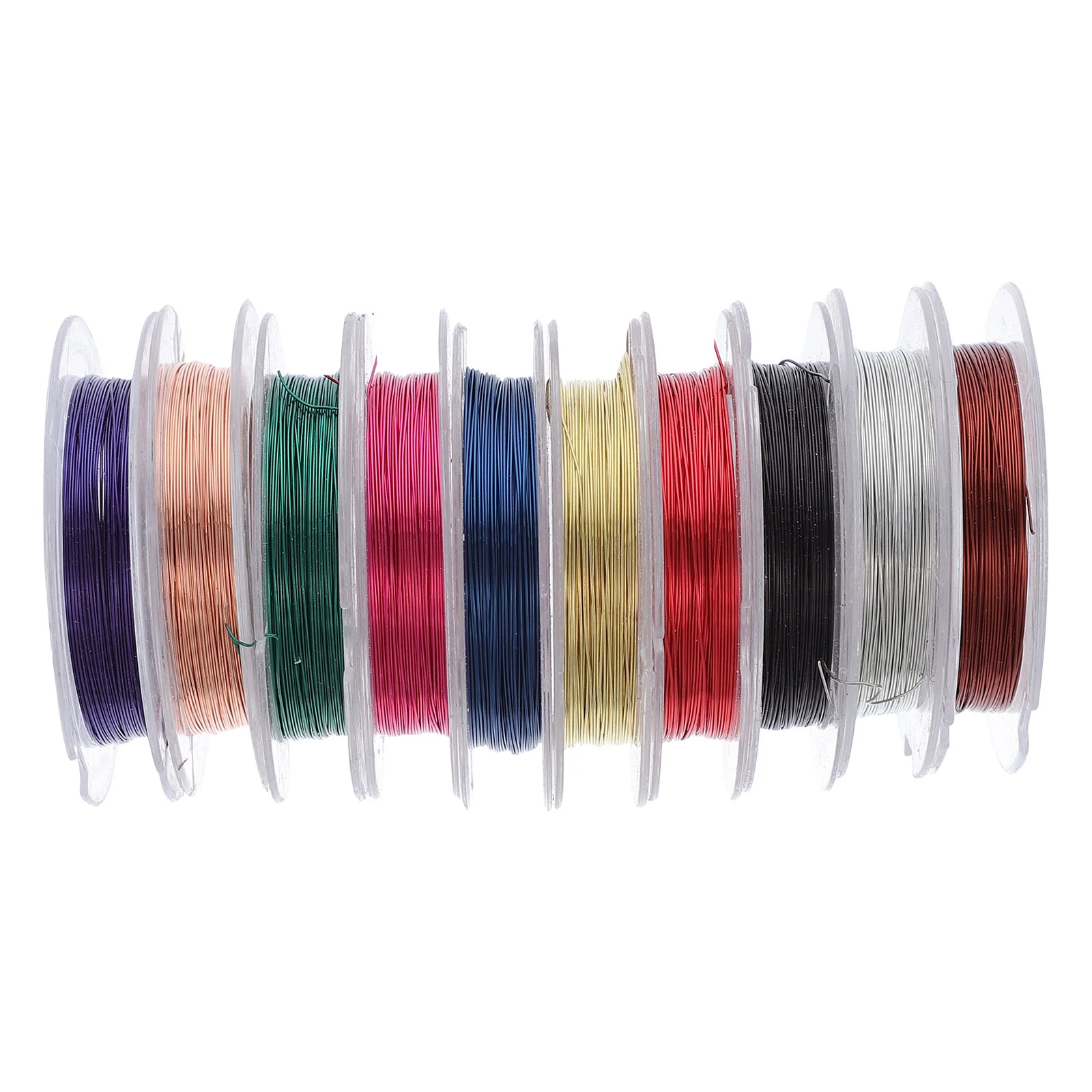 

10 Rolls Manicure Copper Wire Nail Decor Super Fine Ornament Jewelry Beading