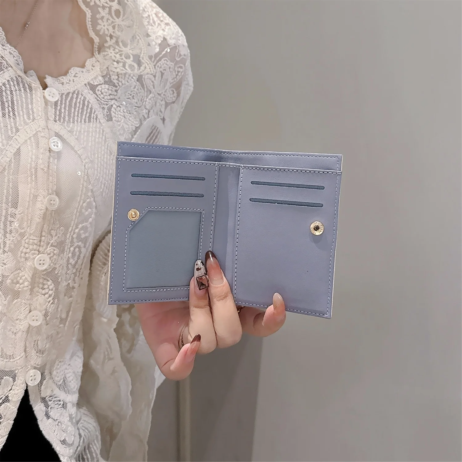 패션 남성/여성 미니 ID 카드 홀더 비즈니스 신용 카드 홀더 고급 PU 가죽 슬림 은행 카드 케이스 정리함 지갑