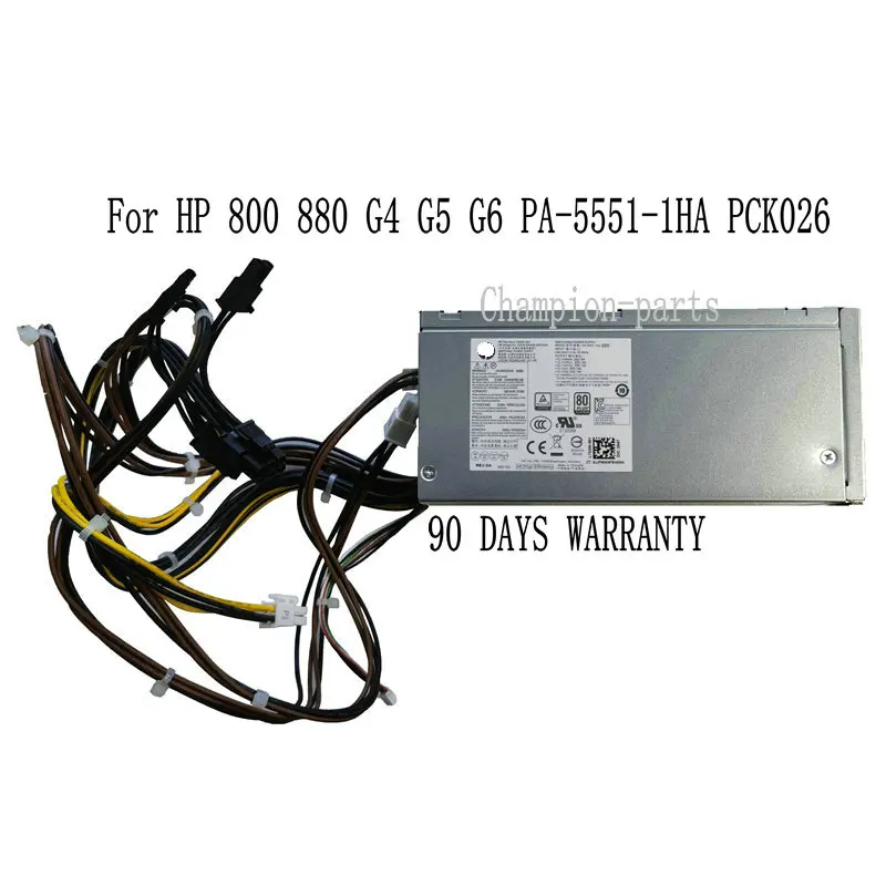 

MLLSE ORIGINAL STOCK For HP 800 880 G4 G5 G6 PA-5551-1HA PCK026 L75200-004 L75200-001 550W Power Supply FAST SHIPPING