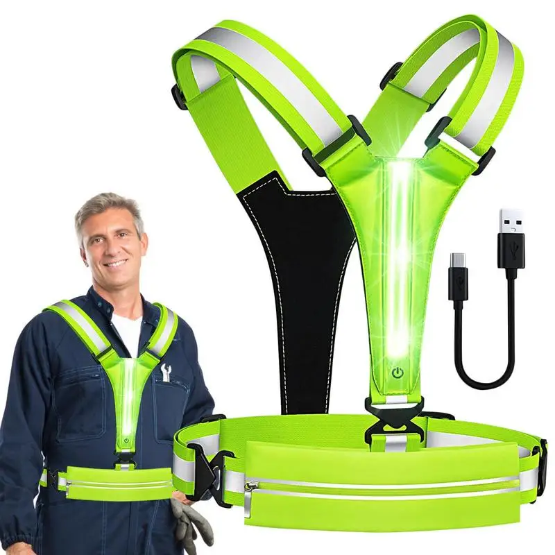 

Светоотражающий жилет для езды на велосипеде