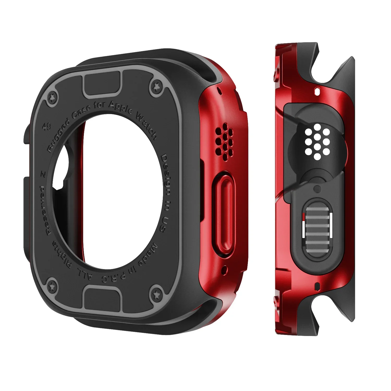 Rugged Shock-Resistant Apple Watch Case - No Screen Protector
