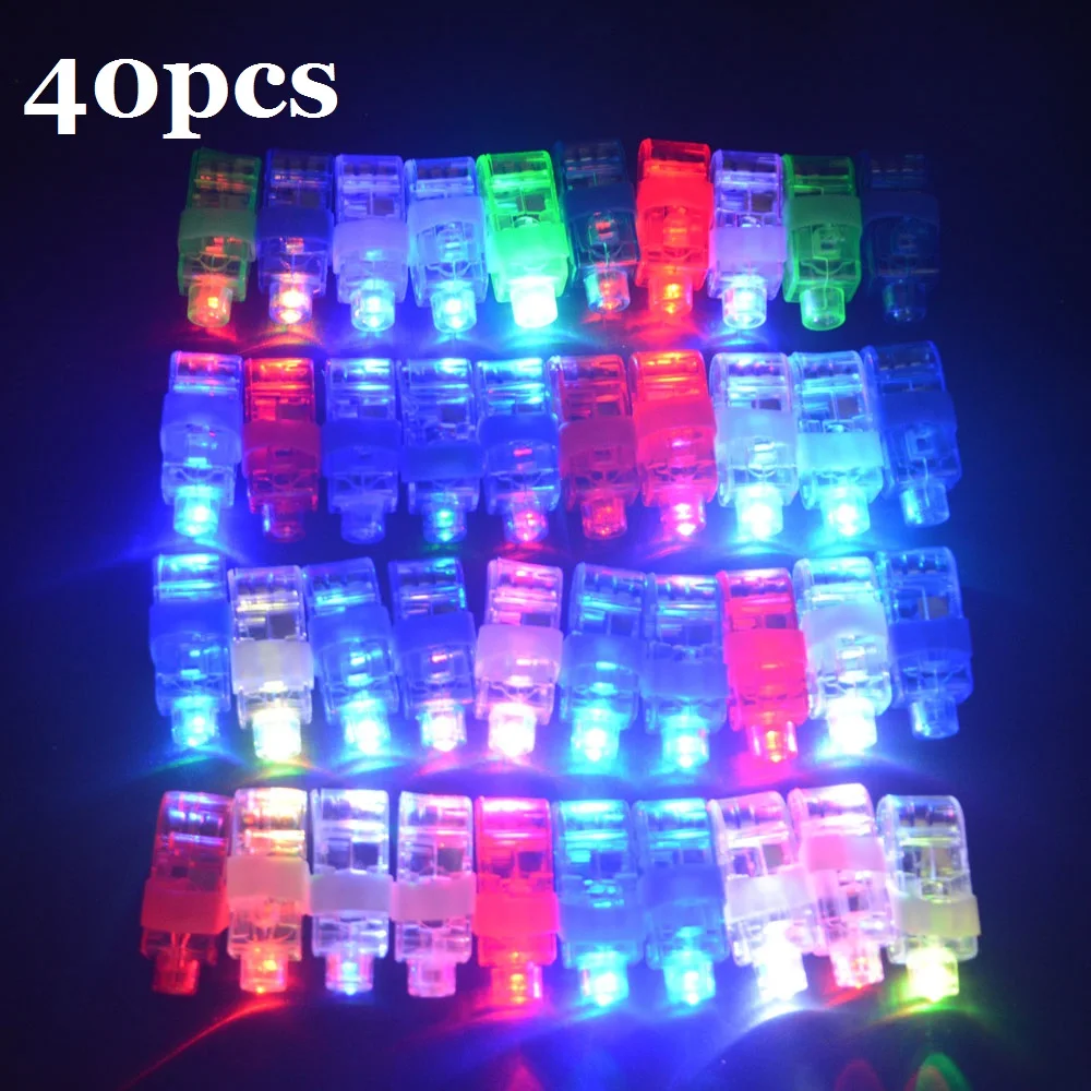 50 Luces LED Para Dedos - Brillantes, Divertidas, Ideales Para