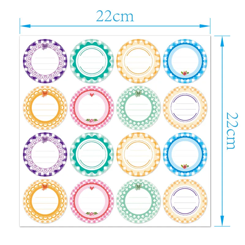 72pcs /pack White Self Adhesive Stickers Labels Name Sticker Household Classification Mark Sticker Seasoning Bottle