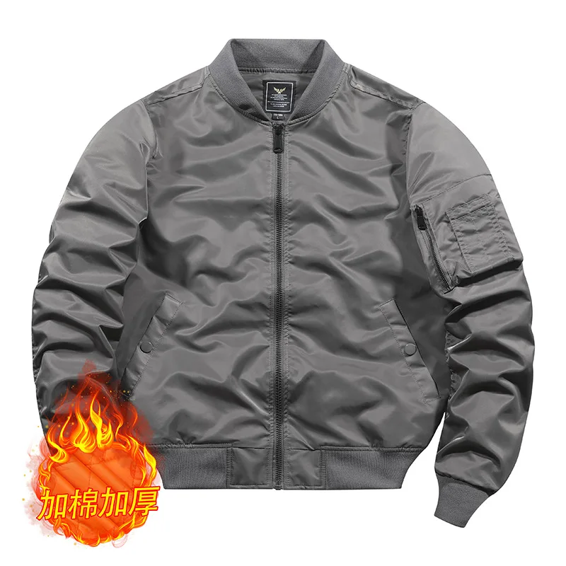 Men Bomber Jacket Military Tactical Jacket Winter Padded Cotton Coat Outdoor Zipper Outerwear Baseball Jerseys Motorcycle Jacket