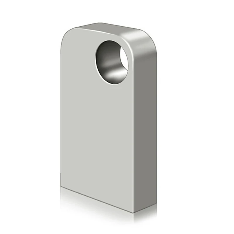 U 디스크 미니 USB 2.0 플래시 디스크, 펜 드라이브 메모, USB 스틱 자동차 무손실 음질, 금속 자동차 음악 U 디스크 실버, 64GB