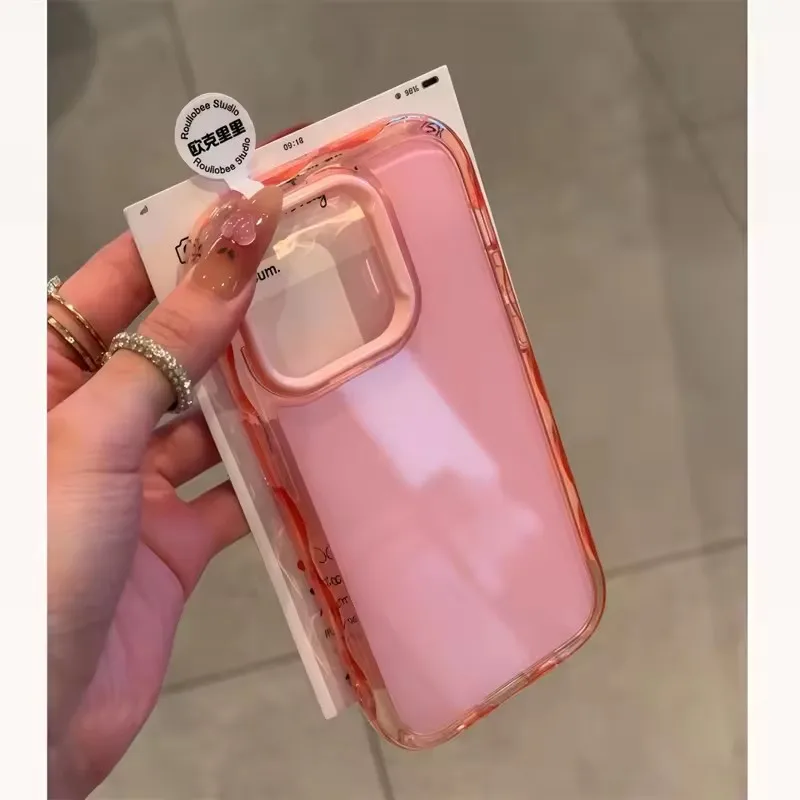 Vibrant Dual-Tone Shockproof Silicone Protective Phone Case