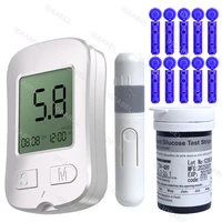 Blood Glucose Meter Diabetes Testing Kit Diabetes Lancet Machine Blood Sugar Meter Glucometer 50 Test Strips 5S Get Results Fast