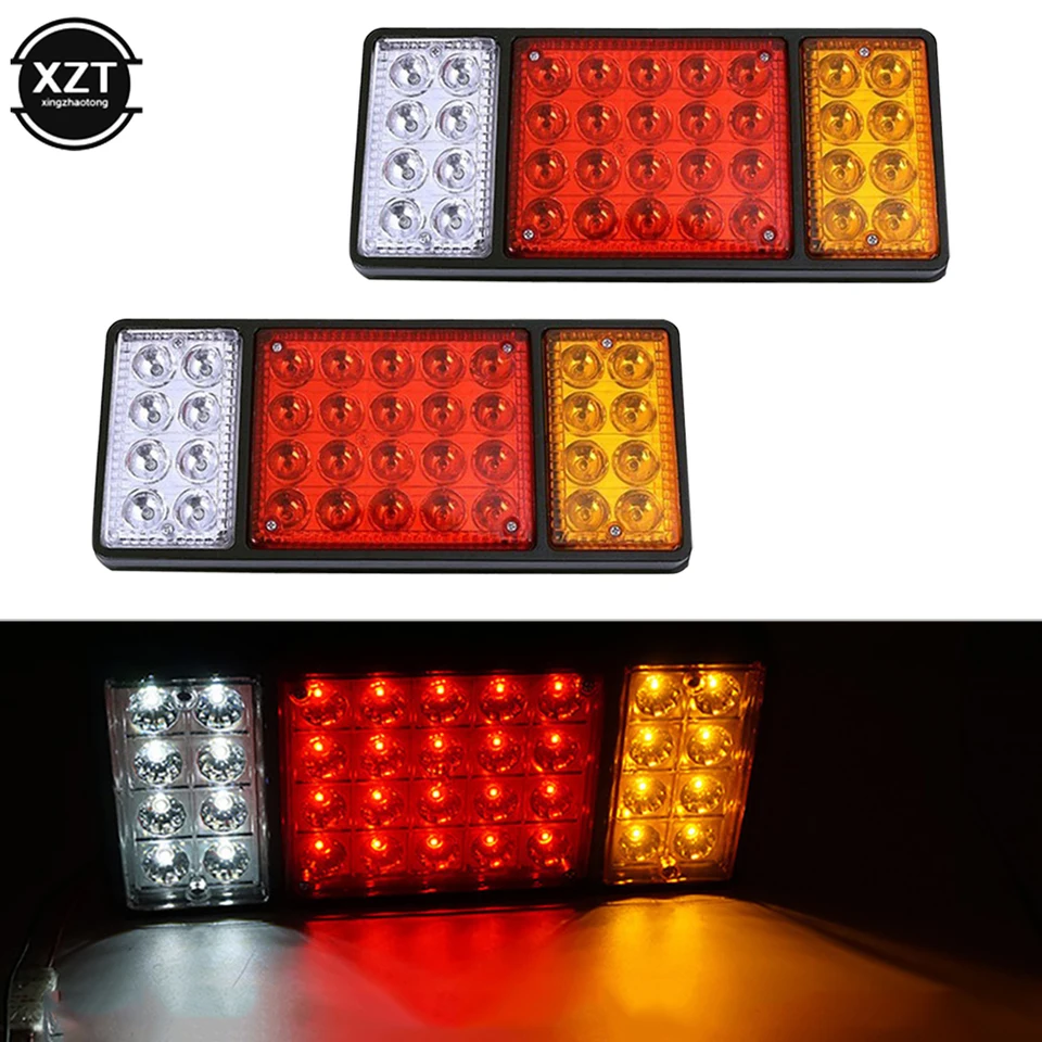 Luces Traseras Para Remolques 2 Luces LED Traseras Para Remolque - 12V/24V, IP67 (Freno, Intermitentes, Marcha Atrás) Remolque Coche