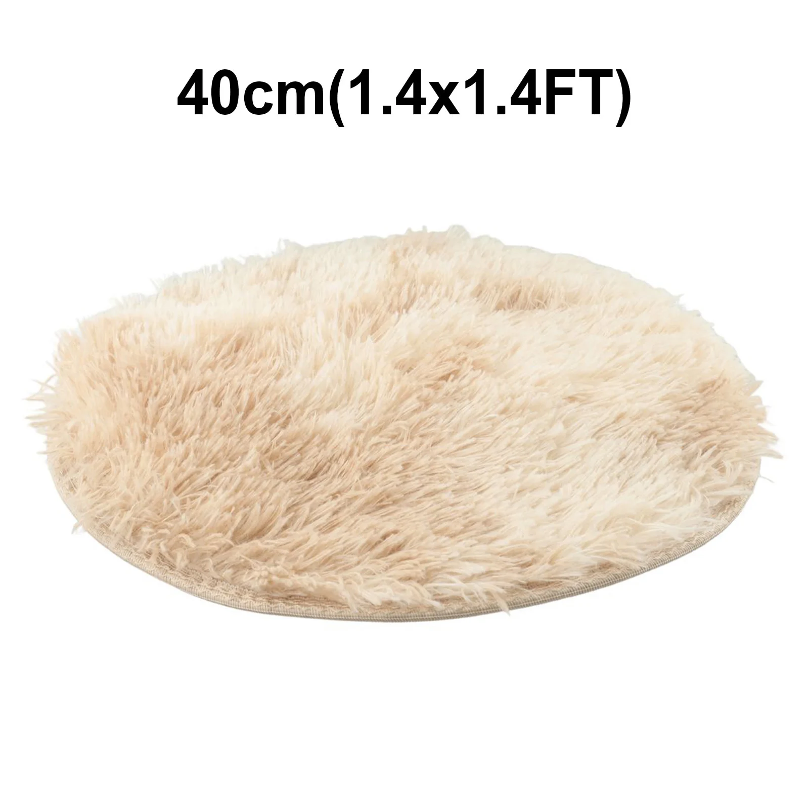 Kreis Runde Shaggy Teppich Wohnzimmer Schlafzimmer Teppich Boden Matte Anti-Skid Weichen Boden Matte Kinder Mädchen Zimmer wohnkultur – Detail 8