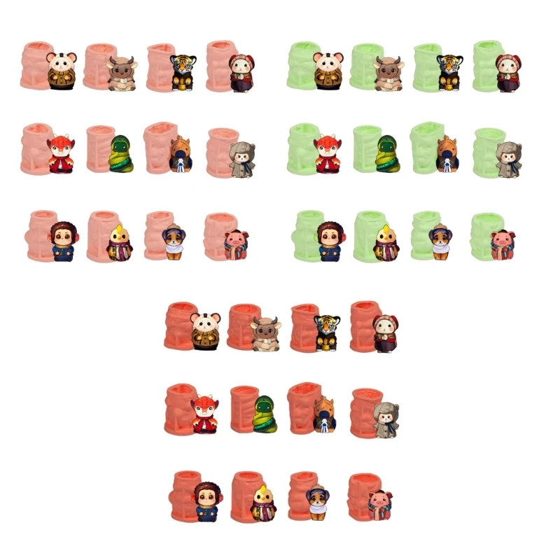 

Для DIY ароматерапия свечи пластырь орнамент китайский зодиак силиконовые формы для свечей Прямая поставка