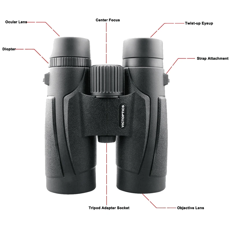 Vector Optics Telescope 8X42 10X42 Binocular Professional Bak7 Waterproof Camping Equipment for Hunting 6