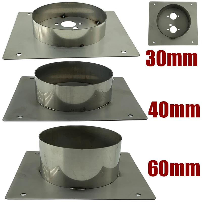 30mm 40mm 60mm Car Air Diesel Heater Chinese Diesel Heater Mounting Plate Stainless Steel Turret Planar For Eberspacher Webasto