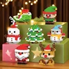 Christmas Building Block Santa Claus Snowman Elk Tree Micro Brick Puzzle Assembly Model Home Decoration Xmas Party Gift Kid Toy 2