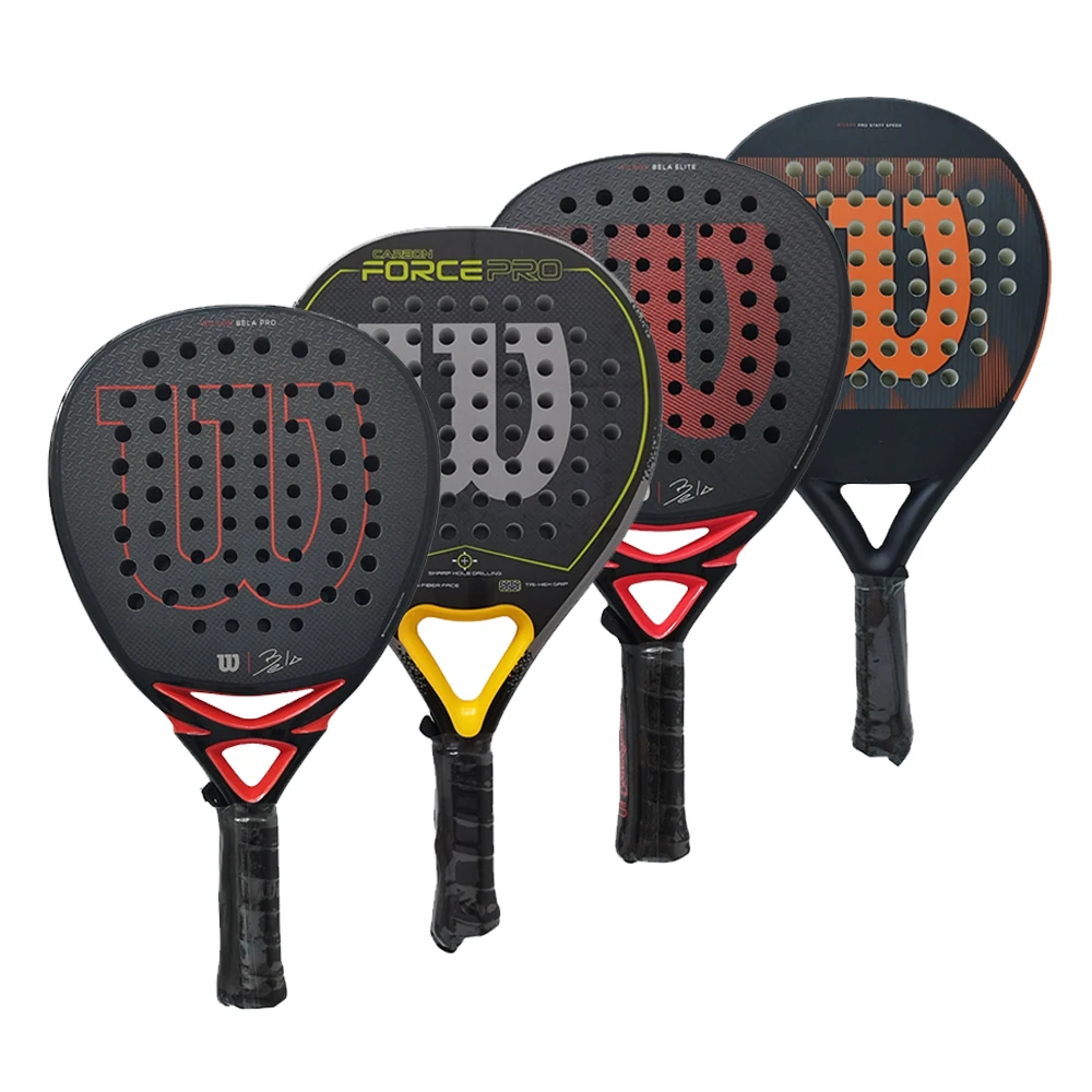 Professional Paddle Racket Soft EVA Face Tennis Racket With Padel Bag Cover Full Carbon Padel Tennis Raquete