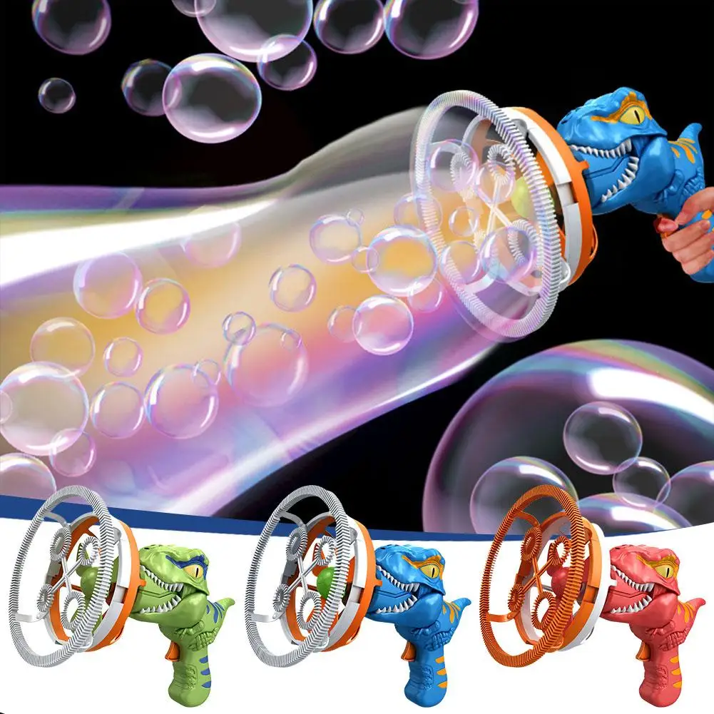 

Bubble Blower Toy Fashion Cartoon Hand-Held Dinosaur Bubble Park Toy Blower Toys Bubble Bubble Toy Toy Outdoor Machine Fan U2M2
